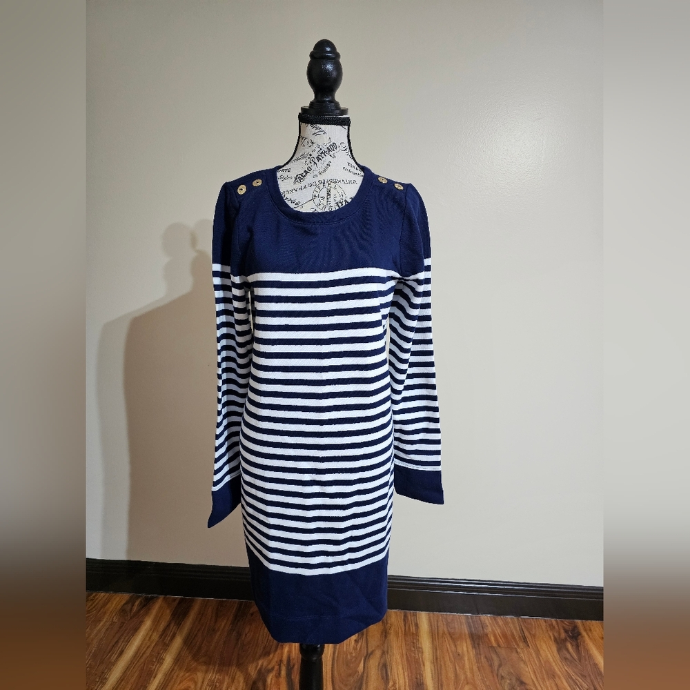 NWT Lilly Pulitzer Kenley Cotton Crew Neck Dress Size L